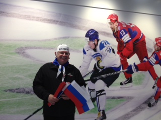 Л.М. Макаров на чемпионате Мира по хоккею 2016